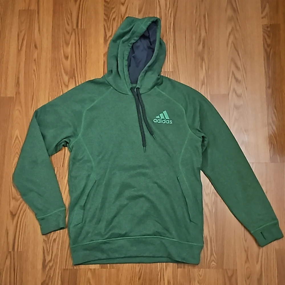 ❌️❌️❌️ SOLD ❌️❌️❌️Adidas ULTIMATE ClimaWarm Fleece Lined Pullover Hoodie/ M - Picture 1 of 8